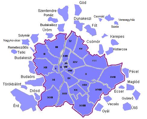 Budapest Agglomeráció Térkép | marlpoint